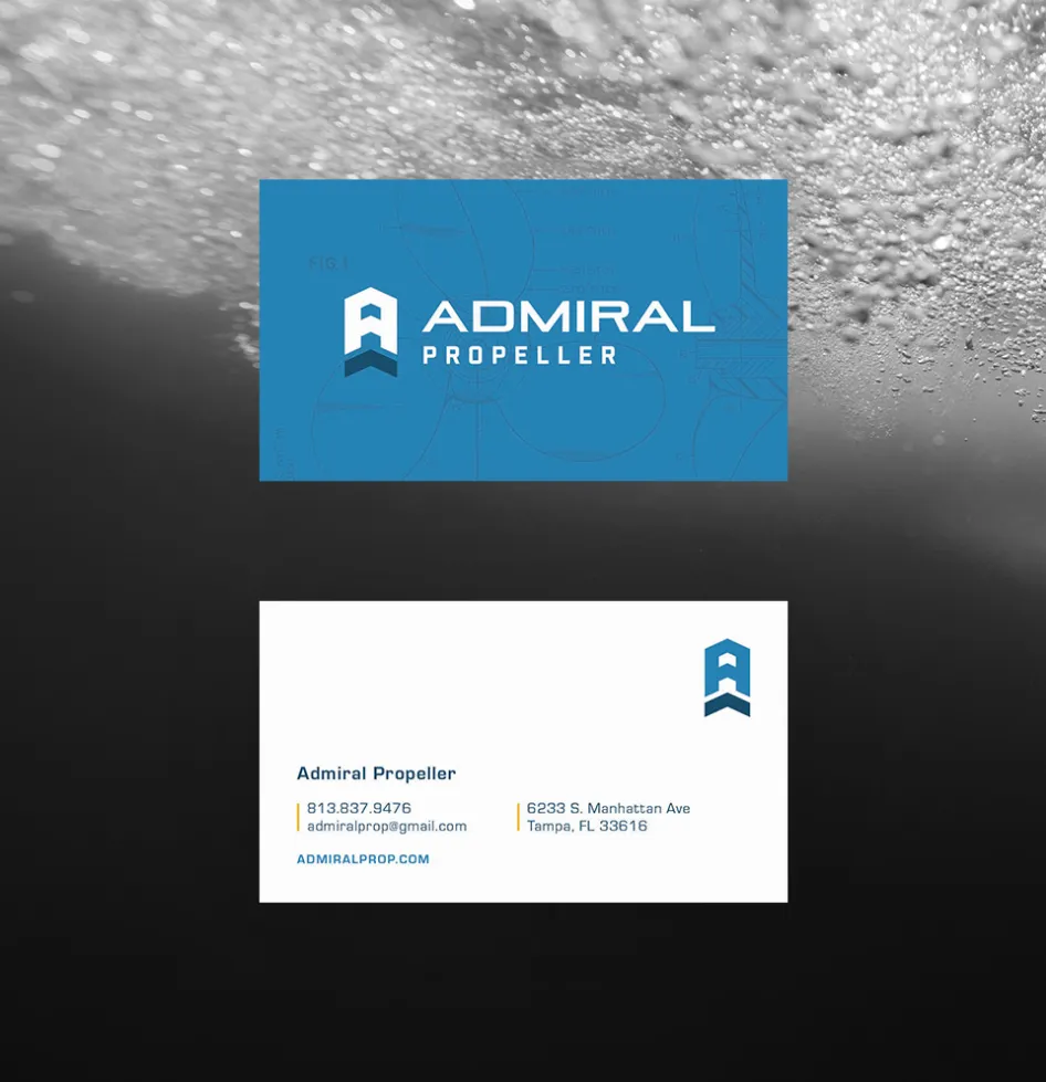 Admiral Propeller business cards
